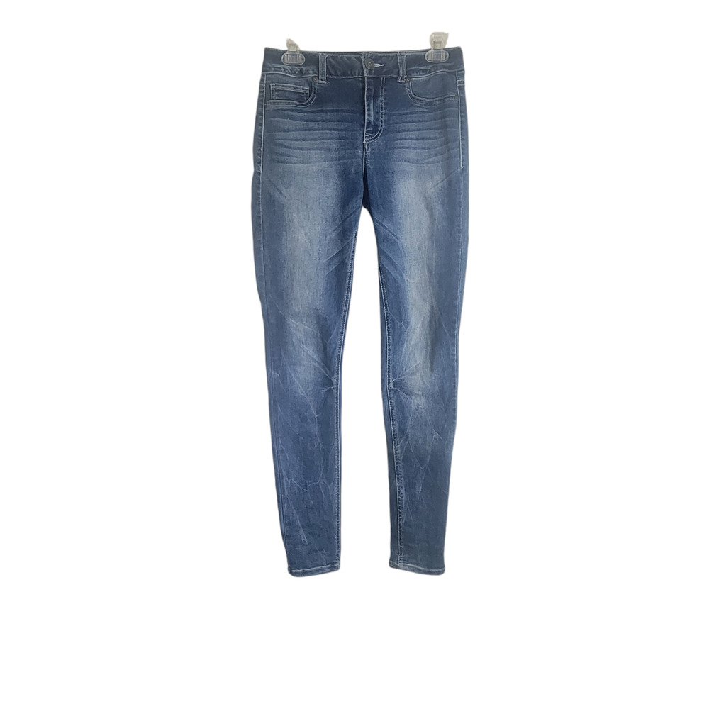 Maurices Everflex Skinny Jeans Womens 31 Inseam Blue Medium‎ Wash Stretch Denim